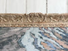 A Large Abstract Acrylic on Paper Artwork by Jean-Pierre Villeneuve in a Montparnasse Frame.