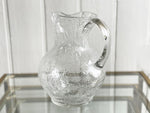 A 1950's French Hand Blown Glass Jug by Buot