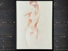 A 1980's French Framed Sanguine Life Study III