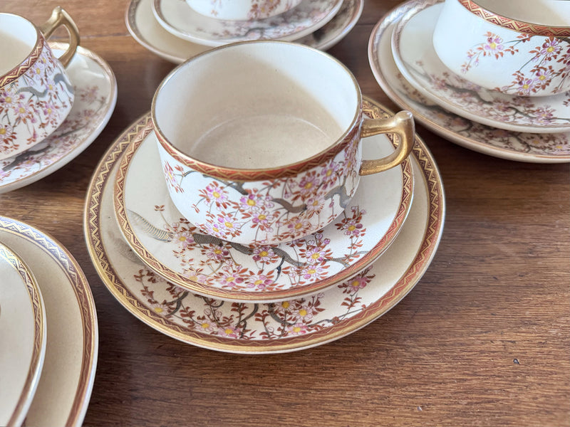 1920's Japanese Tea Set in the Satsuma Style