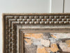A Mixed Media Abstract Artwork by Jean Pierre Villeneuve in Emile Bouché Frame