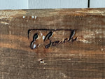 A Mixed Media Abstract Artwork by Jean Pierre Villeneuve in Emile Bouché Frame