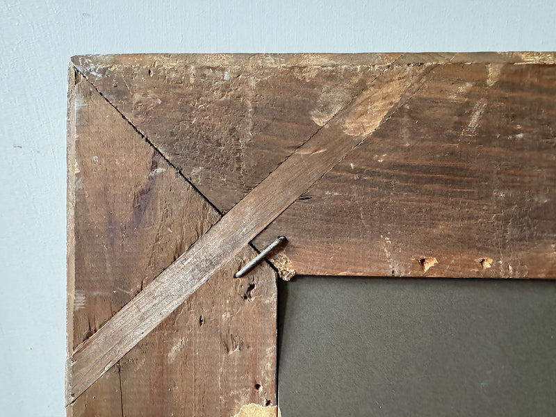 A Mixed Media Abstract Artwork by Jean Pierre Villeneuve in Emile Bouché Frame