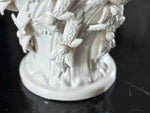 A 1960's Manises White Ceramic Vase