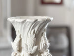 A 1960's Manises White Ceramic Vase
