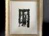 One of Two Monochrome Vintage Artworks in Montparnasse Frame
