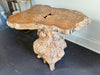 A Naturalistic Early 20th C Burr Elm Centre Table