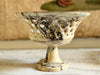 Vintage Pichon d'Uzes Marbled Ceramic Serving Dish on Stand