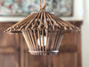 A 1960's Spanish Rattan Pendant Light