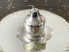 A 1960's French Silver Plated Pear on Petal Plate