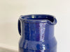 A Very Large 1970's Italian Cobalt Blue Ceramic Jug