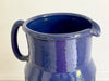 A Very Large 1970's Italian Cobalt Blue Ceramic Jug