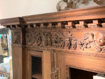 An 18th C Oak Breakfront Bookcase in the Style of William Kent