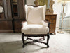 A Rare 18th C French Ratchet Adjustable Wing Chair