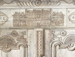 An 18th Century Bleached Oak Marriage Armoire with Beautiful Carving