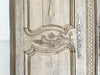 An 18th Century Bleached Oak Marriage Armoire with Beautiful Carving