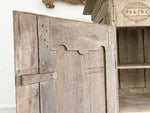 An 18th Century Bleached Oak Marriage Armoire with Beautiful Carving