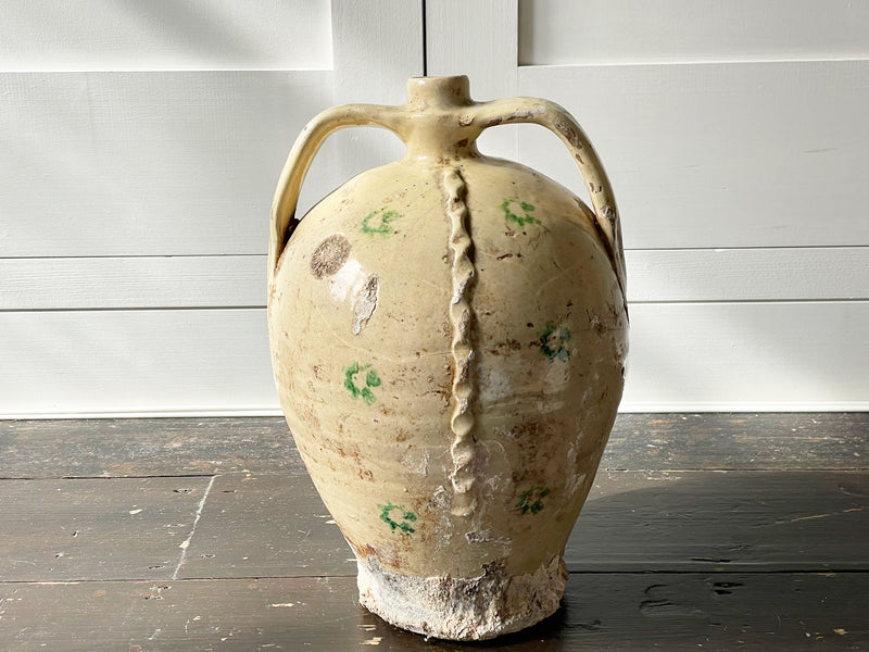 18th C Italian Ceramic Double Handled Jars - Sold Separately