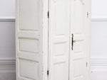 A Petite 18th Century White Painted French Cupboard