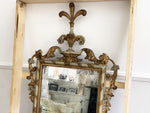 An 18th C Florentine Polychrome Giltwood Mirror