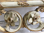 An 18th C Florentine Polychrome Giltwood Mirror