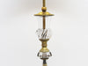 1920's French Glass and Brass Floor Light