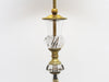 1920's French Glass and Brass Floor Light