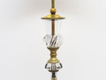 1920's French Glass and Brass Floor Light