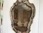 A 1930's Venetian Mirror with Dark Foxed Plate