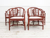 Two Pairs of 1950's Spanish Armchairs