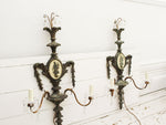 A Pair of 1950's French Neoclassical Wall Lights