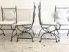 A Rare Dining Table and Chairs by Roger & Robert Thibier