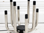 A 1970's Chrome Eight Arm Table Light Centre Piece
