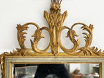 A 19th Century Gilded Italian Mirror with Original Plate