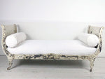 19th century French painted metal daybed