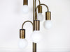 A weeping willow 1970's Italian floor light with 5 heads