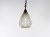 A 1940's Murano faceted glass pendant light