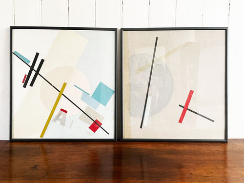 One of Six Contemporary Abstract Collage Artworks No. 1