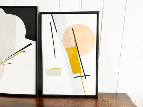 One of Six Contemporary Abstract Collage Artworks No. 6