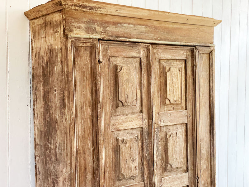 A Late 17th Century Italian Cupboard with Triple Panelled Doors