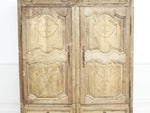 A Late 17th/Early 18th C French Finely Carved Oak Two Door Armoire