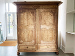 A Late 17th/Early 18th C Flemish Finely Carved Oak Two Door Armoire