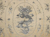 An Early 20th C Framed Tibetan Blue Grey Dragon Silk Embroidery
