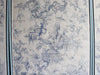 Four 19th C Chinoiserie Blue & White Wall Paper Panels