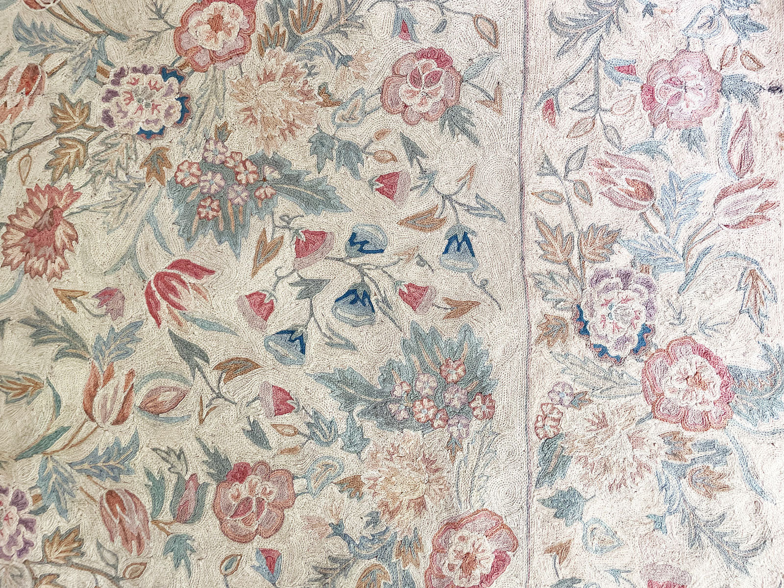 Crewel Work Rug A Ravishing 1920's Wool Crewelwork Wall Hanging / Rug – Streett Marburg