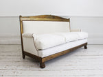 A French Empire Style Late 19th Century Gilt Sofa