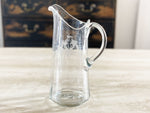 A Set of Antique French Etched Lemonade Tumblers and Jug