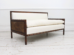 A 1930's Faux Bamboo Country House Bergere Sofa