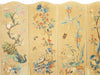 A Late 19th C Hand Embroidered & Appliquéd Screen With Exotic Birds & Flowers