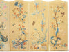 A Late 19th C Hand Embroidered & Appliquéd Screen With Exotic Birds & Flowers